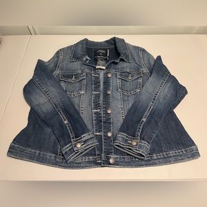 NWT, Silver Jeans Co. Denim Jacket, Indigo Color, Size 1X
